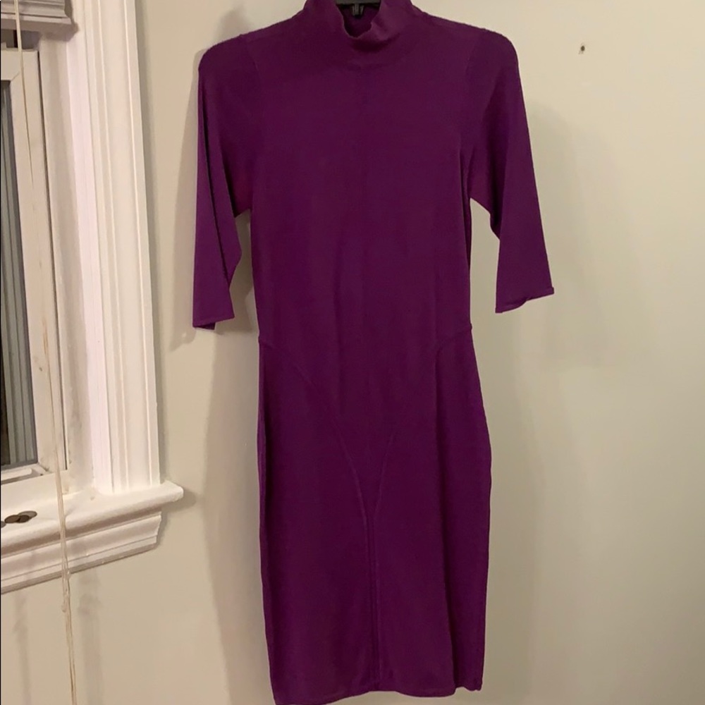 Marciano Purple Body-con Dress